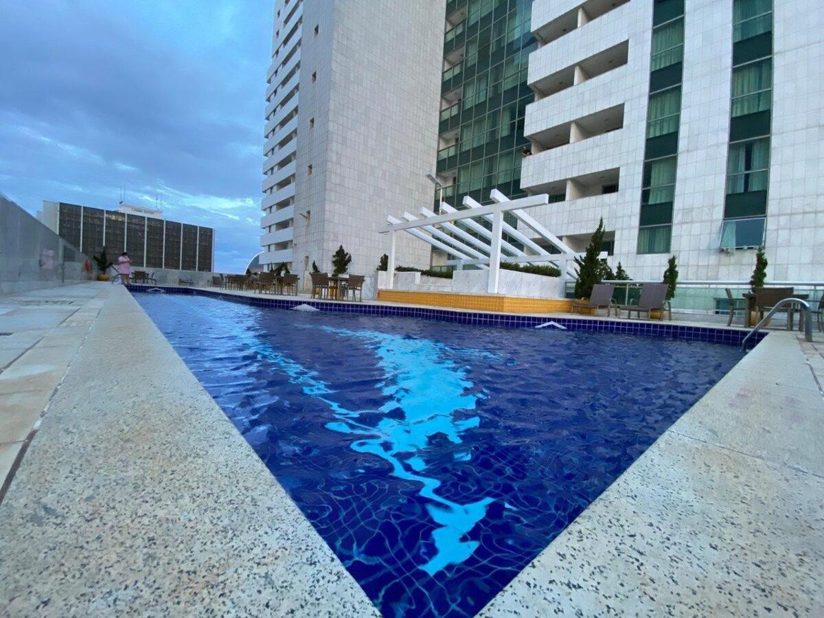 ברזיליה Flat Encantador No 7º Com Vista Pra Torre De Tv מראה חיצוני תמונה