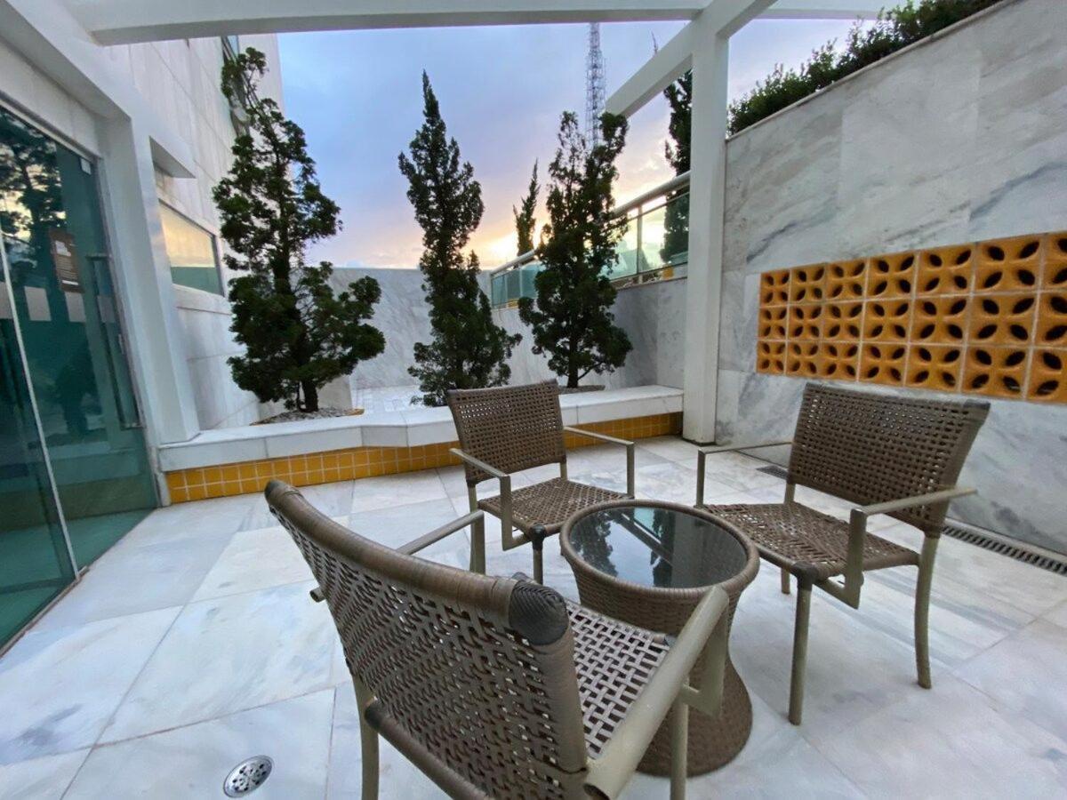 ברזיליה Flat Encantador No 7º Com Vista Pra Torre De Tv מראה חיצוני תמונה