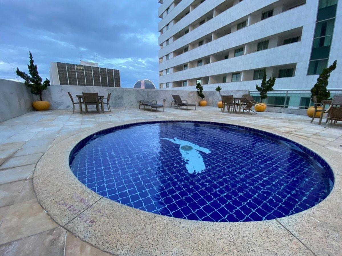 ברזיליה Flat Encantador No 7º Com Vista Pra Torre De Tv מראה חיצוני תמונה